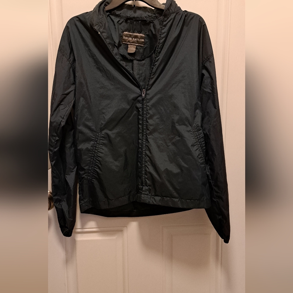 Men's David Taylor windbreaker jacket with hidden hood